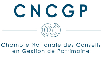 Logo CNCGP (Chambre Nationale des Conseils en Gestion de Patrimoine)
